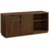 Sauder Englewood Engineered Wood Credenza In Spiced Mahogany 2 Sauder Englewood Engineered Wood Credenza In Spiced Mahogany -CYMAX Sales 2115736 L
