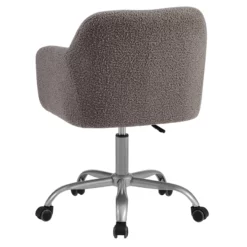 Linon Colton Upholstered Office Chair In Brown -CYMAX Sales 2116721 2 L