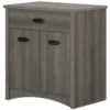 Set Of Desk And 1 Printer Cabinet-Gray Maple-South Shore 1 Set Of Desk And 1 Printer Cabinet-Gray Maple-South Shore -CYMAX Sales 2119038 8 L