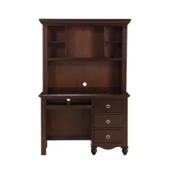 Lexicon Meghan 48" Traditional Wood Writing Desk With Hutch In Espresso 39 Lexicon Meghan 48" Traditional Wood Writing Desk With Hutch In Espresso -CYMAX Sales 2119206 3 L