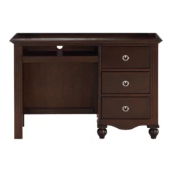 Lexicon Meghan 47.5 Inches Traditional Wood Writing Desk In Espresso 28 Lexicon Meghan 47.5 Inches Traditional Wood Writing Desk In Espresso -CYMAX Sales 2119207 2 L