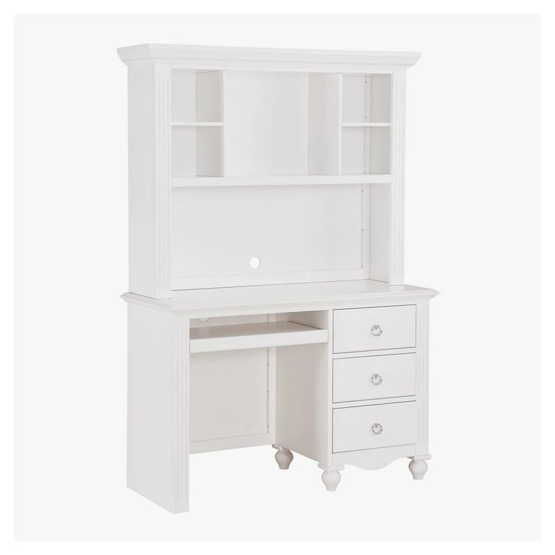 Lexicon Meghan 48" Traditional Wood Writing Desk With Hutch In Espresso 3 Lexicon Meghan 48" Traditional Wood Writing Desk With Hutch In Espresso