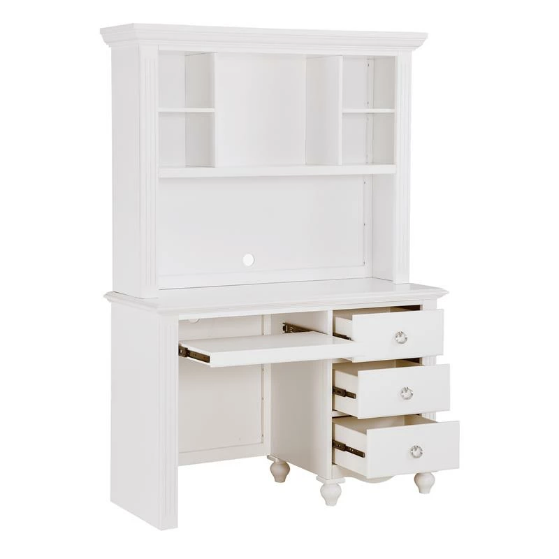 Lexicon Meghan 48" Traditional Wood Writing Desk With Hutch In Espresso 12 Lexicon Meghan 48" Traditional Wood Writing Desk With Hutch In Espresso - Image 10