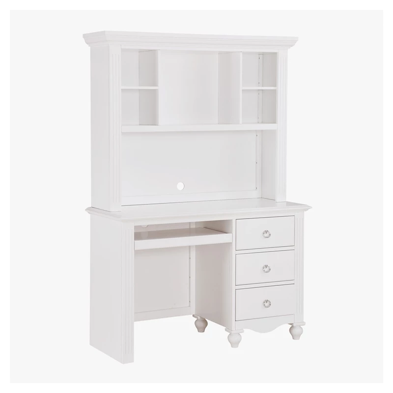 Lexicon Meghan 48" Traditional Wood Writing Desk With Hutch In Espresso 4 Lexicon Meghan 48" Traditional Wood Writing Desk With Hutch In Espresso - Image 2