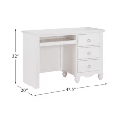 Lexicon Meghan 47.5 Inches Traditional Wood Writing Desk In Espresso 24 Lexicon Meghan 47.5 Inches Traditional Wood Writing Desk In Espresso -CYMAX Sales 2119217 5 L