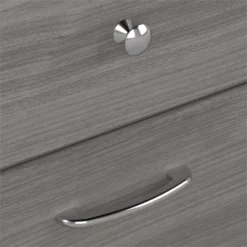 Cabot L Shaped Desk With Hutch In Heather Gray - Engineered Wood -CYMAX Sales 2121546 10 L