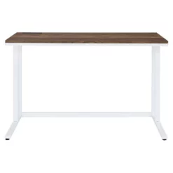 ACME Tyrese Wooden Rectangle Top Writing Desk With USB Port In Walnut And Black 19 ACME Tyrese Wooden Rectangle Top Writing Desk With USB Port In Walnut And Black -CYMAX Sales 2124380 9 L