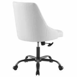 Modway Designate Faux Leather Upholstered Office Swivel Chair In Black And Gray -CYMAX Sales 2127344 4 L