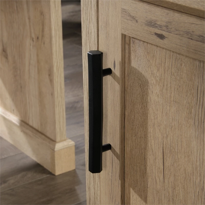 Sauder Aspen Post Engineered Wood L-Shaped Home Office Desk In Prime Oak 15 Sauder Aspen Post Engineered Wood L-Shaped Home Office Desk In Prime Oak - Image 13