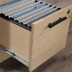 Sauder Aspen Post Engineered Wood L-Shaped Home Office Desk In Prime Oak 30 Sauder Aspen Post Engineered Wood L-Shaped Home Office Desk In Prime Oak -CYMAX Sales 2128231 8 L