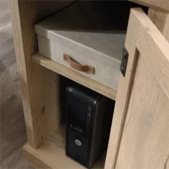 Sauder Aspen Post Engineered Wood L-Shaped Home Office Desk In Prime Oak 31 Sauder Aspen Post Engineered Wood L-Shaped Home Office Desk In Prime Oak -CYMAX Sales 2128231 9 L