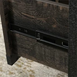 Pemberly Row Writing Desk In Carbon Oak And Black 29 Pemberly Row Writing Desk In Carbon Oak And Black -CYMAX Sales 2128811 20 L