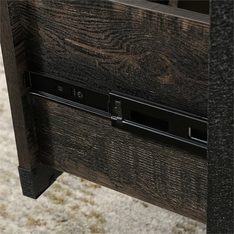 Pemberly Row Writing Desk In Carbon Oak And Black 14 Pemberly Row Writing Desk In Carbon Oak And Black - Image 12