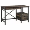Pemberly Row Writing Desk In Carbon Oak And Black 2 Pemberly Row Writing Desk In Carbon Oak And Black -CYMAX Sales 2128811 L