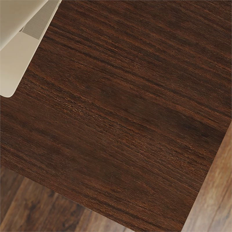 Sauder Radial Engineered Wood Writing Desk In Umber Wood/Brown 8 Sauder Radial Engineered Wood Writing Desk In Umber Wood/Brown - Image 6