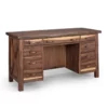 Homestyles Forest Retreat Wood Pedestal Desk In Brown -CYMAX Sales 2134674 2 L