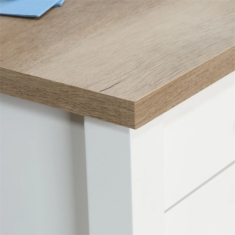 Sauder Cottage Road Engineered Wood L-Shaped Home Office Desk In Soft White 11 Sauder Cottage Road Engineered Wood L-Shaped Home Office Desk In Soft White - Image 9