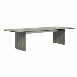 Safco Medina 10' Conference Table In Gray Steel