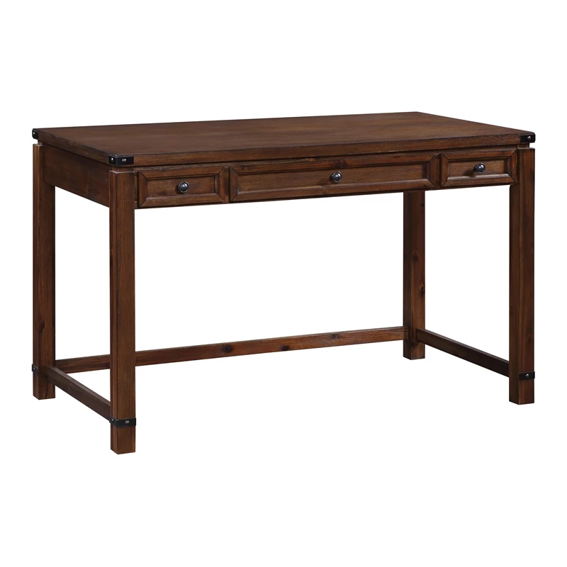 Baton Rouge Home Office Writing Desk In Brushed Walnut Finish Engineered Wood 12 Baton Rouge Home Office Writing Desk In Brushed Walnut Finish Engineered Wood - Image 10