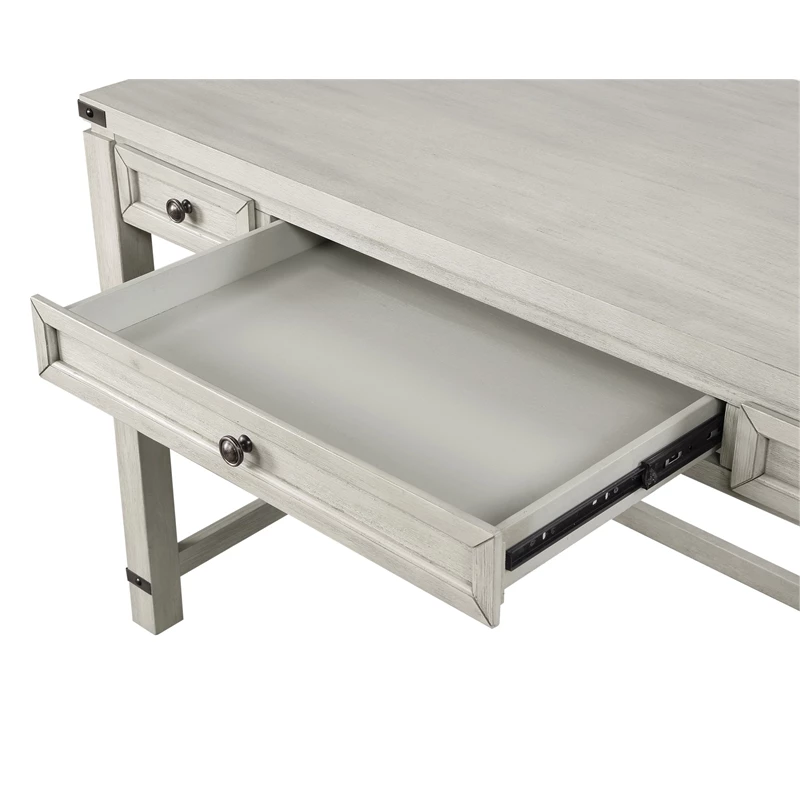 Baton Rouge Home Office Writing Desk In Brushed Walnut Finish Engineered Wood 9 Baton Rouge Home Office Writing Desk In Brushed Walnut Finish Engineered Wood - Image 7