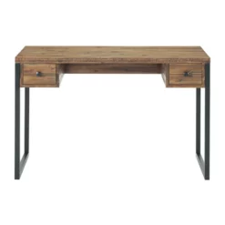 Alaterre Furniture Claremont 48 In W Rustic Wood And Metal Desk