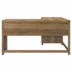 Cottage Grove 60W L Shaped Desk With Storage In Restored Gray - Engineered Wood -CYMAX Sales 2154596 13 L