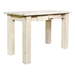 Montana Woodworks Homestead Transitional Wood Writing Desk In Natural