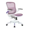 Riley Office Chair With Blue Mesh Seat And Back -CYMAX Sales 2163491 L
