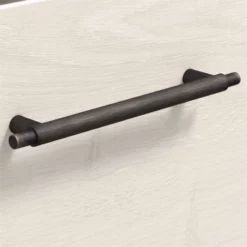 Key West L Shaped Desk With Lateral File Cabinet In Dark Gray - Engineered Wood -CYMAX Sales 2163763 12 L