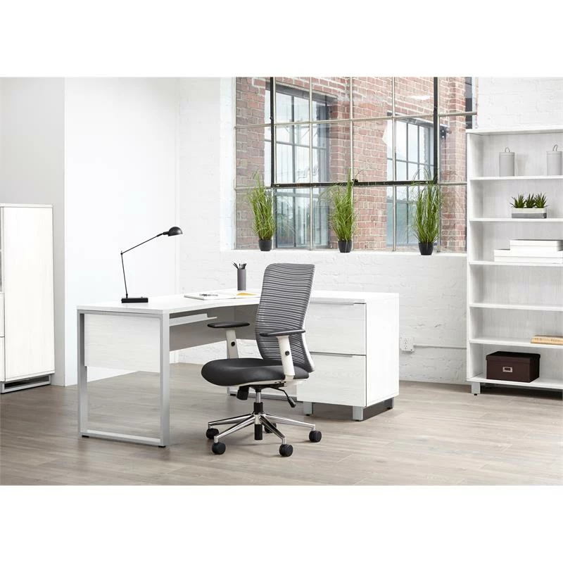 RSF Crescent Desk 63x24/32 Inches In White 6 RSF Crescent Desk 63x24/32 Inches In White - Image 4