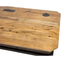 Executive Writing Desk Writing Table Office Desk Solid Wood Top Brown -CYMAX Sales 2172896 17 L