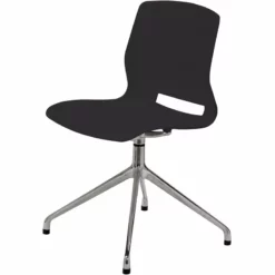 Olio Designs Lola 4 Leg Base Plastic Office Swivel Chair In Black 12 Olio Designs Lola 4 Leg Base Plastic Office Swivel Chair In Black -CYMAX Sales 2173146 L