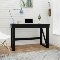 Ameriwood Home Crestwood Computer Desk In Black 22 Ameriwood Home Crestwood Computer Desk In Black -CYMAX Sales 2175927 5 L