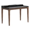 Brant House Bodhi 45.25" Modern Style Wood Desk With Sleek Silhouettes In Walnut