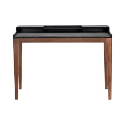 Brant House Bodhi 45.25" Modern Style Wood Desk With Sleek Silhouettes In Walnut -CYMAX Sales 2186316 7 L