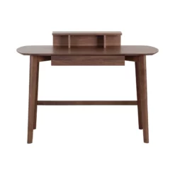 Brant House Nixon 47.25" Rectangular Modern Wood Desk In Natural Walnut -CYMAX Sales 2186317 7 L