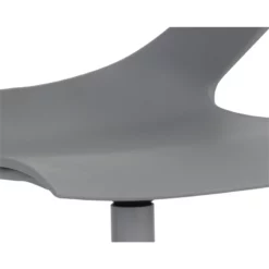 Brant House Sample 18" Modern Metal Office Chair With Adjustable Seat In Gray -CYMAX Sales 2186322 8 L