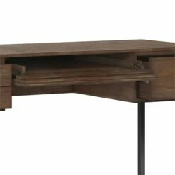 Simpli Home Richmond ACACIA WOOD Modern Industrial 60" Desk In Rustic Natural Brown 12 Simpli Home Richmond ACACIA WOOD Modern Industrial 60" Desk In Rustic Natural Brown -CYMAX Sales 2194195 3 L