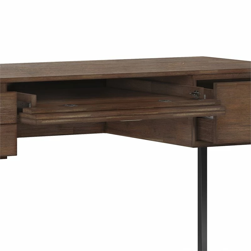 Simpli Home Richmond ACACIA WOOD Modern Industrial 60" Desk In Rustic Natural Brown 6 Simpli Home Richmond ACACIA WOOD Modern Industrial 60" Desk In Rustic Natural Brown - Image 4