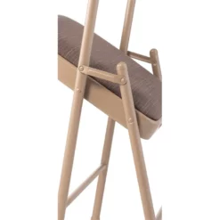 Commercialine 950 Series 29.25" Folding Chair In Star Trail Brown (Set Of 4) -CYMAX Sales 2201394 5 L
