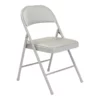 Commercialine 950 Series 29.25" Metal Folding Chair In Gray (Set Of 4) 1 Commercialine 950 Series 29.25" Metal Folding Chair In Gray (Set Of 4) -CYMAX Sales 2201397 L