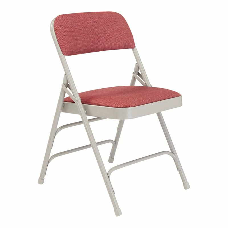 NPS 2300 Series 29.5" Metal Folding Chair In Majestic Cabernet Red (Set Of 4) 3 NPS 2300 Series 29.5" Metal Folding Chair In Majestic Cabernet Red (Set Of 4)