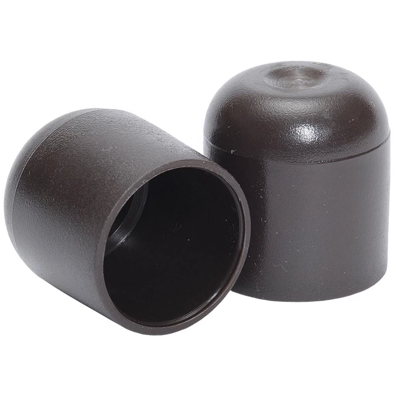 NPS Modern Plastic Floor Glides For 7/8" Frame In Brown (Set Of 100) 3 NPS Modern Plastic Floor Glides For 7/8" Frame In Brown (Set Of 100)