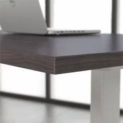 Cabot 60W Electric Height Adjustable Standing Desk In Gray - Engineered Wood -CYMAX Sales 2201745 7 L