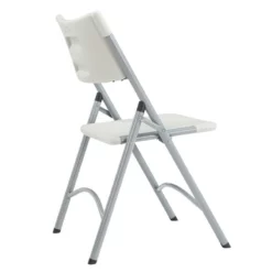 NPS 600 Series 32" Plastic Heavy Duty Folding Chair In Speckled Gray (Set Of 4) 13 NPS 600 Series 32" Plastic Heavy Duty Folding Chair In Speckled Gray (Set Of 4) -CYMAX Sales 2202588 3 L