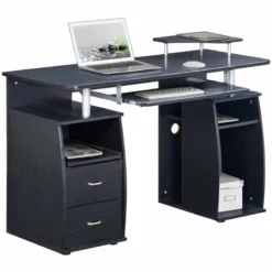 TECHNI MOBILI Atua Wood Computer Desk In Espresso -CYMAX Sales 220320 13 L