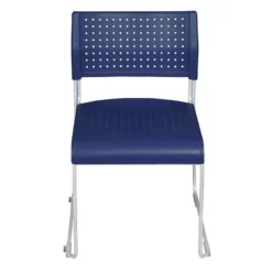Eris Stack Plastic Chair (20 Pack)- Blue/ Chrome 29 Eris Stack Plastic Chair (20 Pack)- Blue/ Chrome -CYMAX Sales 2203365 10 L