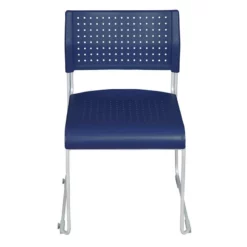 Eris Stack Plastic Chair (20 Pack)- Blue/ Chrome 26 Eris Stack Plastic Chair (20 Pack)- Blue/ Chrome -CYMAX Sales 2203365 4 L