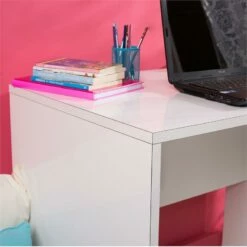 Niche Lux 35" Desk Shell- High Gloss White -CYMAX Sales 2204769 3 L