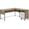 Anda Norr L-Desk In Engineered Wood-Oak Finish 2 Anda Norr L-Desk In Engineered Wood-Oak Finish -CYMAX Sales 2206002 L